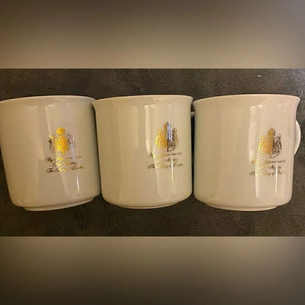 Set of 3 Vintage Gevalia Kaffee coffee mugs